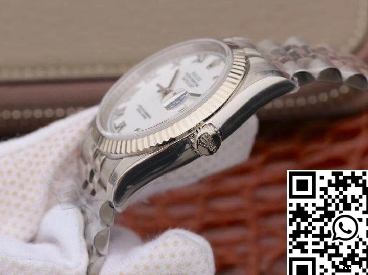 116234 Scale Datejust Dial With AR White Rolex Factory Roman Time 36mm 1229